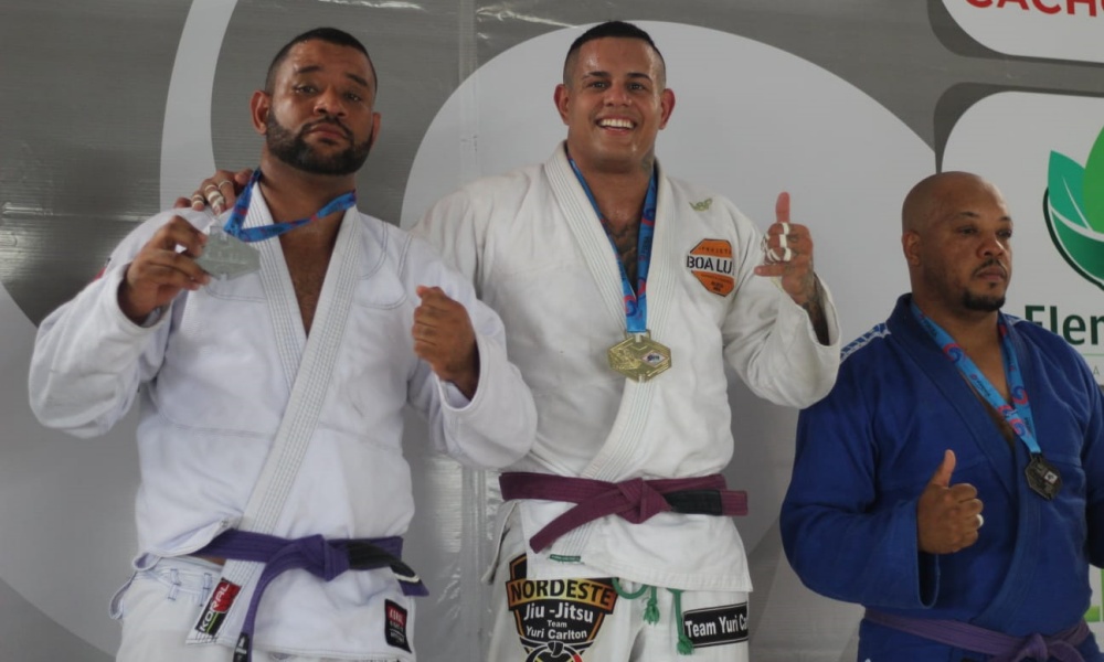 Atletas de Camaçari conquistam cinco medalhas na primeira etapa do Campeonato Baiano de Jiu-Jitsu