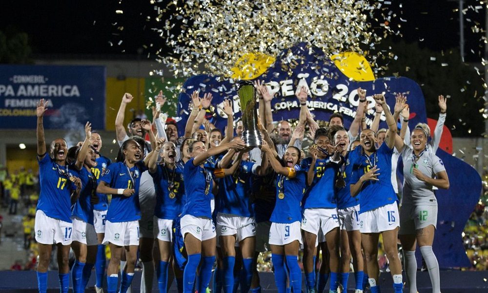 Futebol feminino: Brasil vence Copa América com 100% de aproveitamento