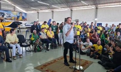 Bolsonaro começa campanha em Juiz de Fora e associa governos de esquerda ao fechamento de igrejas