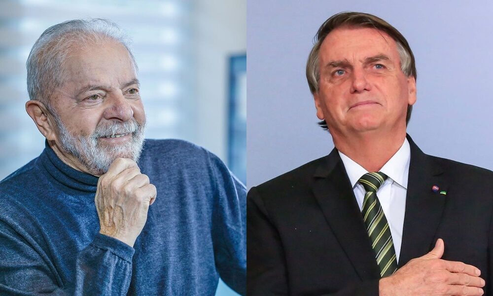 Genial/Quaest: Lula aparece com 44% das intenções de voto contra 32% de Bolsonaro