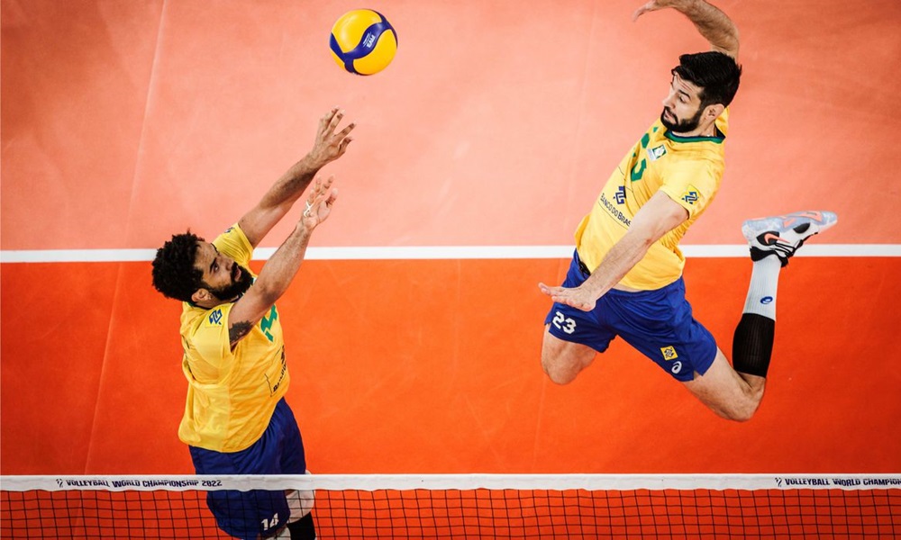 Brasil vence Catar e continua invicto no Mundial de vôlei masculino