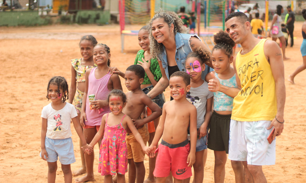 Alegria e diversão marcam retomada do projeto Cidade do Lazer em Lauro de Freitas