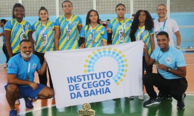 Com atleta da Seleção Brasileira, time feminino de goalball do Instituto de Cegos da Bahia disputa campeonato em São Paulo