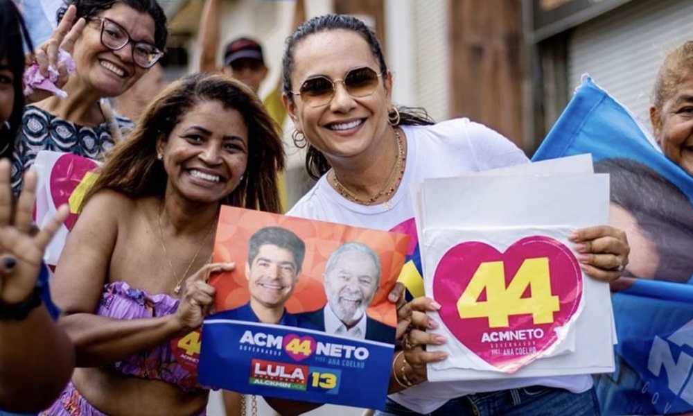 Justiça determina retirada de propaganda que associa ACM Neto a Lula dos perfis de Pitágoras e Soraia