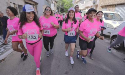 Outubro Rosa: corrida, caminhada e percurso kids reúnem dezenas de pessoas em Camaçari