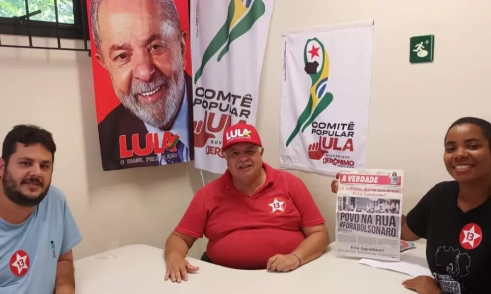 Unidade Popular declara apoio a Jerônimo e Lula