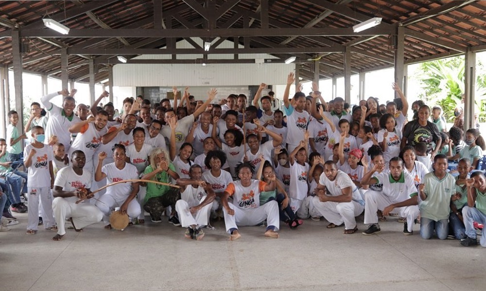 Projeto Ginga realiza Griô de capoeira em Lauro de Freitas