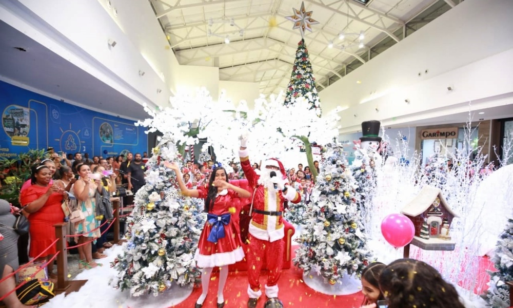 Papai Noel estará de sexta a domingo no Boulevard Shopping Camaçari até dezembro