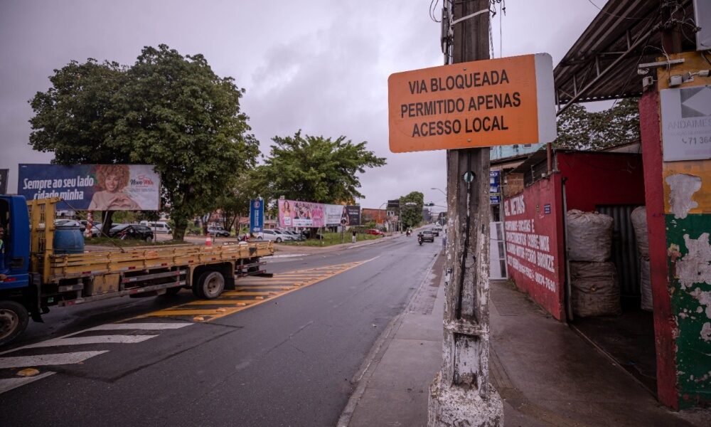 Tráfego será proibido na ponte da Avenida Rio Camaçari a partir de segunda-feira
