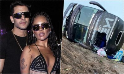 Kevi Jonny cancela shows na Bahia após acidente com ônibus; cinco pessoas ficaram feridas