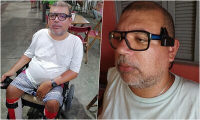 Morador de Camaçari com distrofia muscular pede ajuda para comprar 'mouse de cabeça'