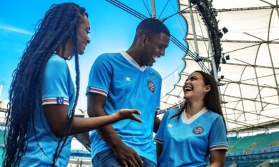 Bahia lança nova camisa de sócio com alusão ao Manchester City