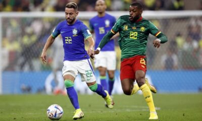 Brasil perde para Camarões, mas se classifica como primeiro do grupo G