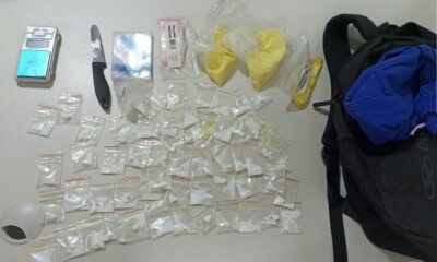 Homem é preso em flagrante com 56 porções de cocaína no bairro Alto da Cruz