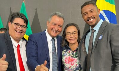 Tagner, Ivoneide e Caetano acompanham posse de Rui Costa como ministro de Lula