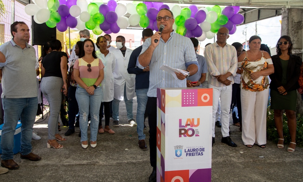 Ordem de serviço autoriza início das obras de reforma e ampliação de USFs em Lauro de Freitas