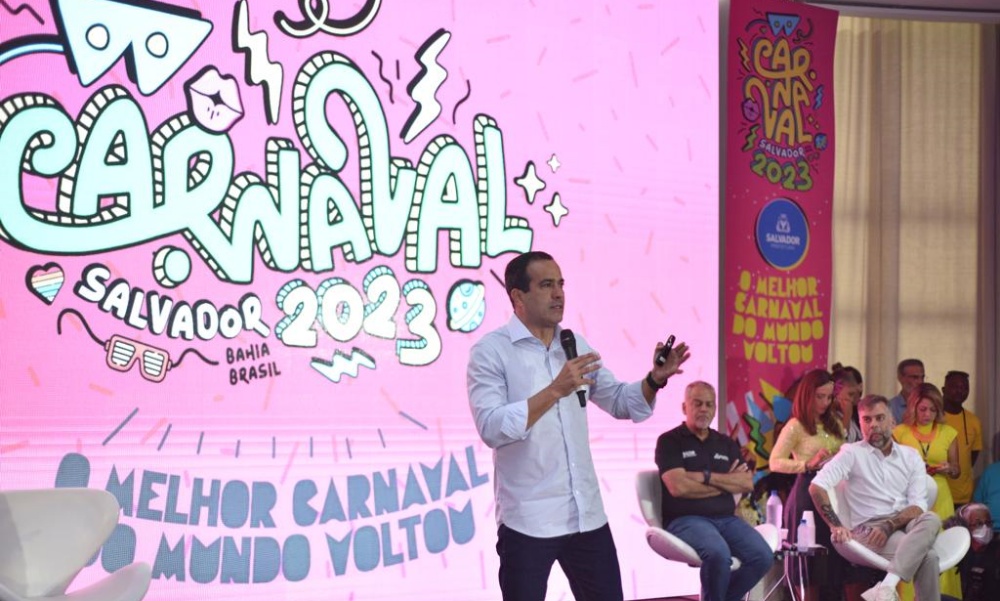 Carnaval de Salvador terá mais de 1.000 atrações gratuitas, anuncia Bruno Reis