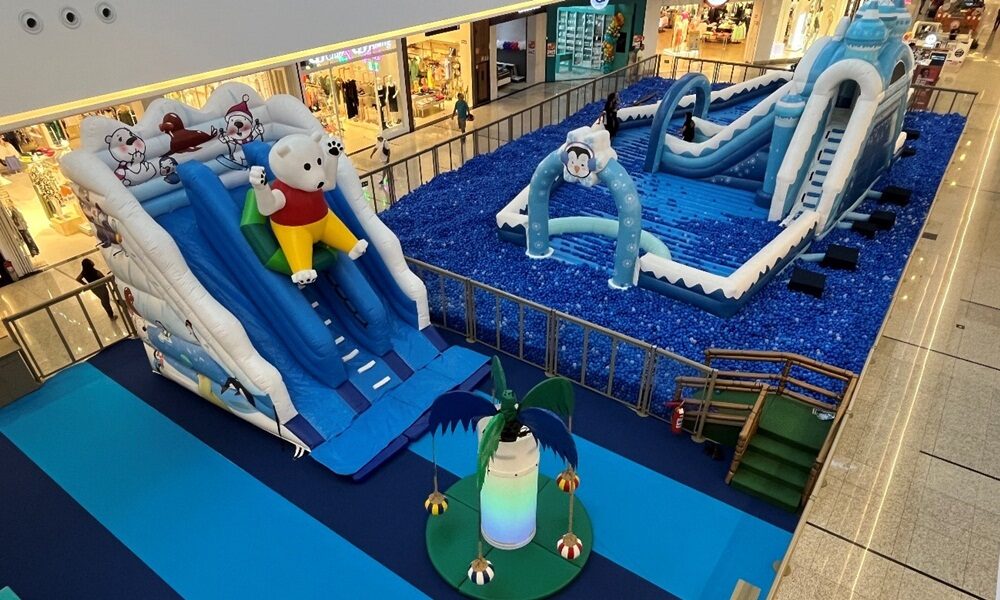 Parque no Gelo é opção de diversão para crianças em Lauro de Freitas