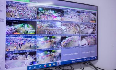Câmeras de videomonitoramento promovem segurança no Festival de Arembepe
