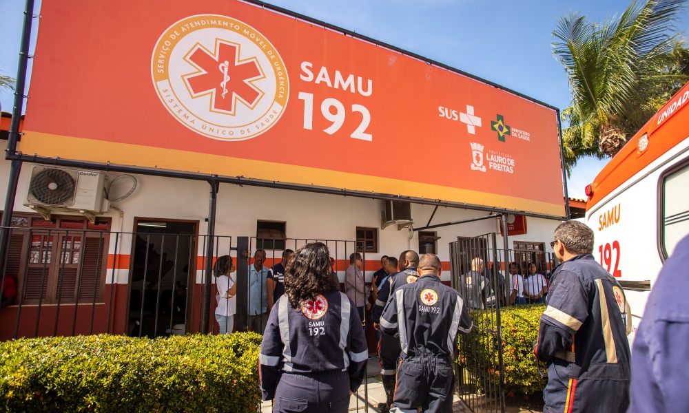 Requalificação da sede do Samu é entregue em Lauro de Freitas