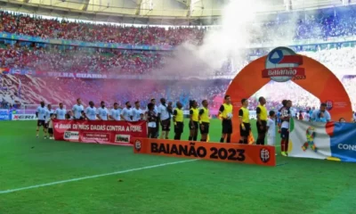 Jogadores apoiam programa Bahia Sem Fome na final do Baianão