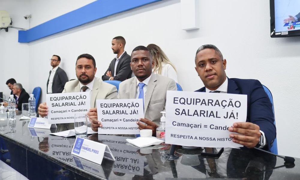 Vereadores cobram equiparação salarial entre trabalhadores de Camaçari e Candeias