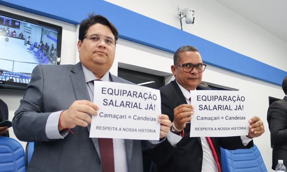 Vereadores cobram equiparação salarial entre trabalhadores de Camaçari e Candeias