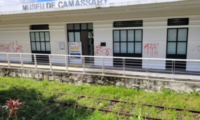 Câmeras flagram três indivíduos praticando vandalismo no Museu de Camassary