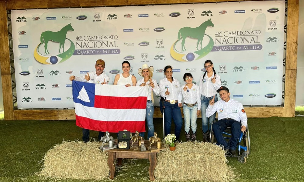 Paratletas de Camaçari conquistam títulos no Campeonato Nacional do Quarto de Milha