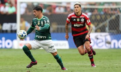 Partida entre Palmeiras e Flamengo vale aproximação do líder Botafogo