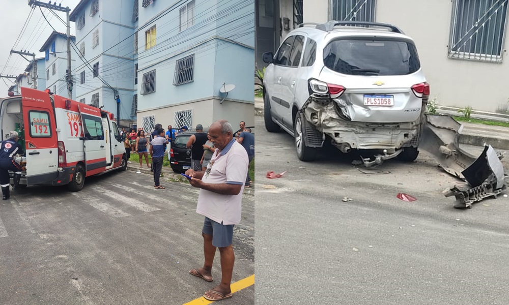 Homem passa mal ao volante, bate carro em prédio e morre no Jardim Limoeiro