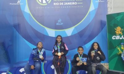 Quatro atletas baianos ganham medalhas em competição internacional de Jiu-Jitsu no Rio