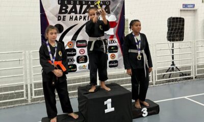 Atleta de Arembepe conquista medalha de ouro no Campeonato Baiano de Hapkido Infantil
