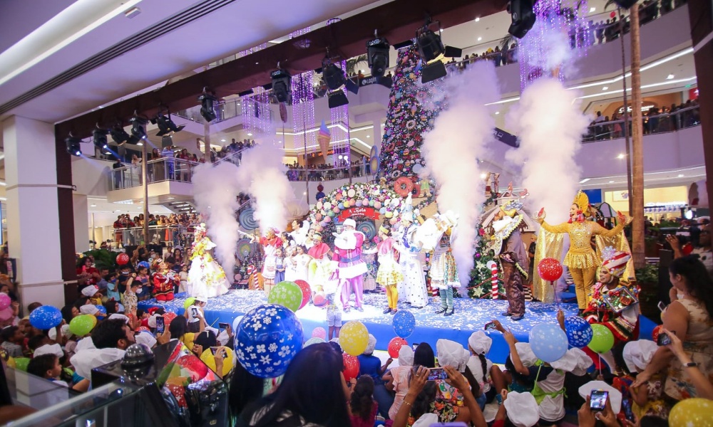 Espetáculo 'A Estação Encantada' marca chegada do Papai Noel no Shopping Bela Vista neste domingo