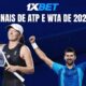 1xBet fala sobre os resultados da temporada 2023 no tênis masculino e feminino