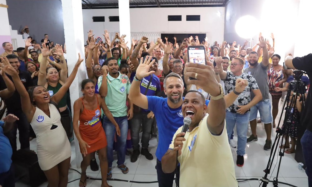 "Flávio Matos está preparado para gerir Camaçari", declara Dudu do Povo em encontro no Parque Satélite