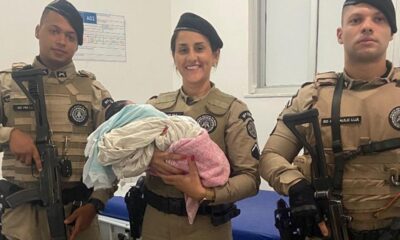 Polícia resgata recém-nascido abandonado em saco plástico em Catu