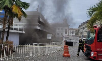 Prédio da Prefeitura de Salvador é esvaziado após princípio de incêndio