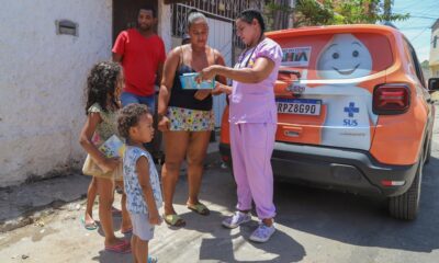 Com participação do carro do Zé Gotinha, campanha de multivacinação segue até esta quarta em Lauro de Freitas