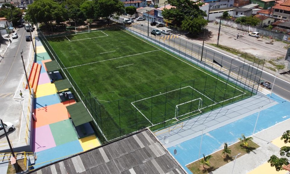 De grama sintética, Arena Ueliton Carvalho Correia será entregue a população da Gleba C na quinta