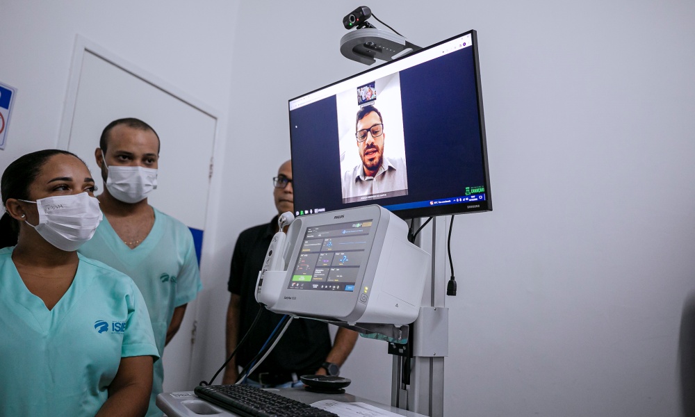 Projeto-piloto com teleconsultas de especialidades médicas começa na UPA da Gleba A