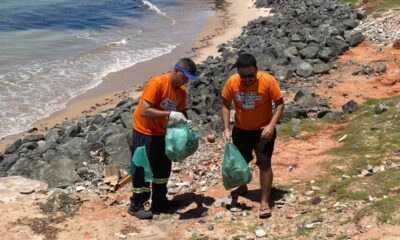 Projeto ‘Meu descarte legal – na praia’ abre inscrições para voluntários atuarem em Guarajuba