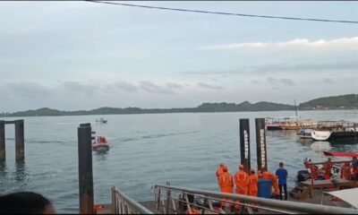 Corpo de Bombeiros busca desaparecidos após naufrágio na Baía de Todos-os-Santos