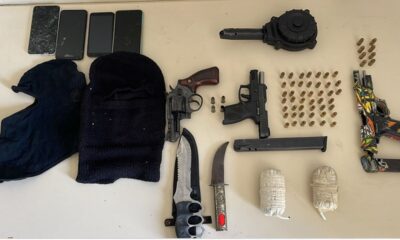 Polícia prende grupo com armas, granadas, carregadores e munições em Camaçari