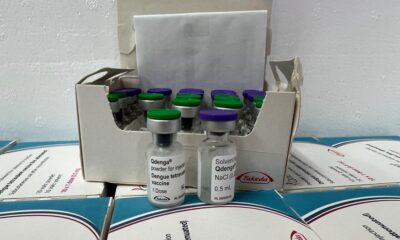 Bahia recebe mais de 120 mil doses da vacina contra dengue; 17.450 são para Camaçari