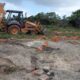 Sedur realiza demolição de construção irregular e pista clandestina em Arembepe