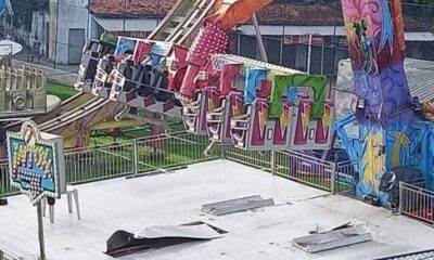 Parque de diversões é interditado após brinquedo despencar e atingir jovem em Salvador