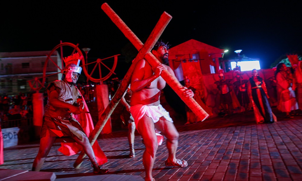 Espetáculo 'Paixão de Cristo da Bahia' acontece neste fim de semana em Lauro de Freitas