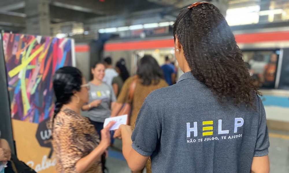 Estação Bairro da Paz de Metrô terá 'Cantinho do Desabafo' com ações gratuitas nesta terça