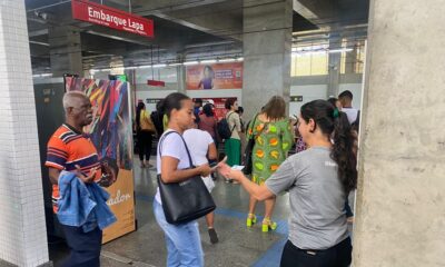 Estação Bairro da Paz de Metrô terá 'Cantinho do Desabafo' com ações gratuitas nesta terça